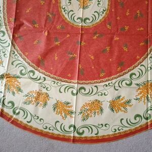 French Images de Provence Waxed Cotton Tablecloth Didier Ioculano Design 93"x60"